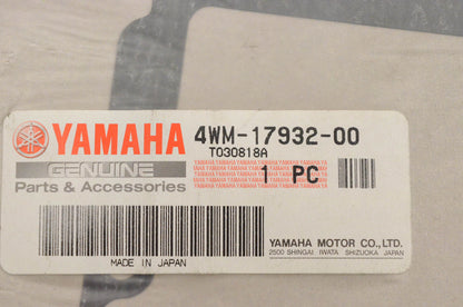 New OEM Yamaha 4WM-17932-00-00 Gasket NOS
