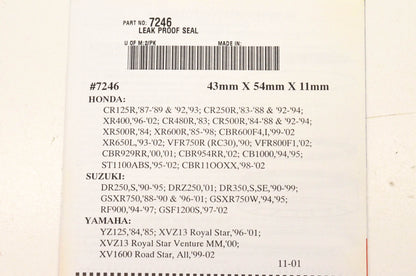 Leak Proof 7246 Classic Fork Seal Kit NOS
