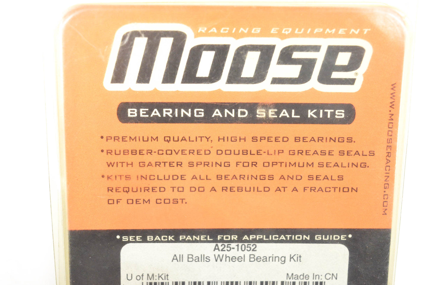 Moose A25-1052 Wheel Bearing Kit NOS
