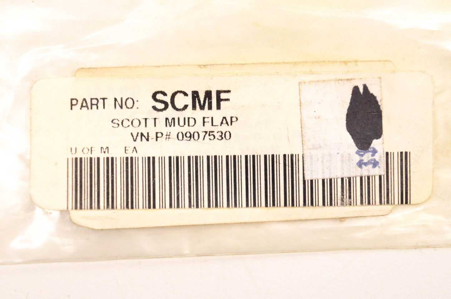 Scott SCMF, 0907530 Mudflap Qty 3 NOS