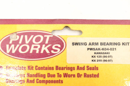Pivot Works PWSAK-K04-021 Swing Arm Bearing Kit NOS