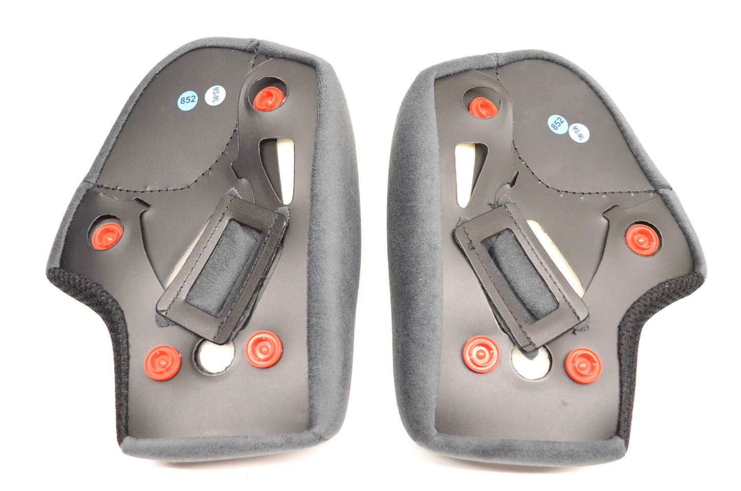 AGV 0134-0506 Gray Cheek Pad Kit NOS