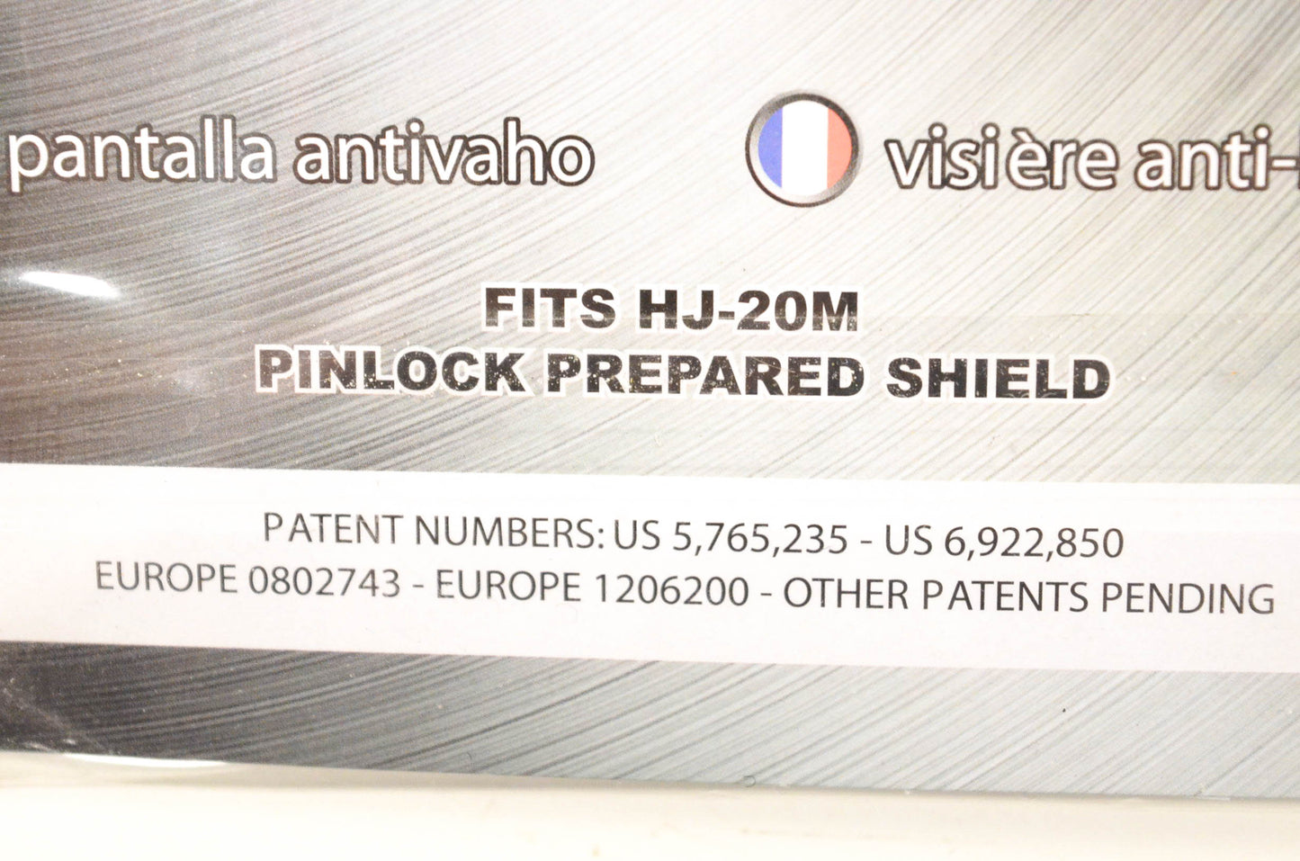 HJ-20M Pinlock Fog Resistant Insert Lens NOS