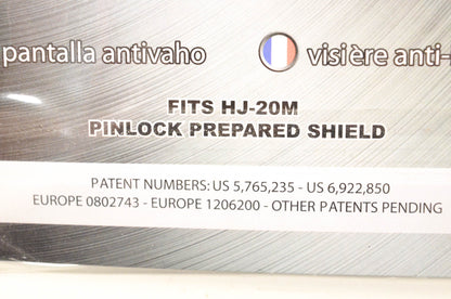 HJ-20M Pinlock Fog Resistant Insert Lens NOS