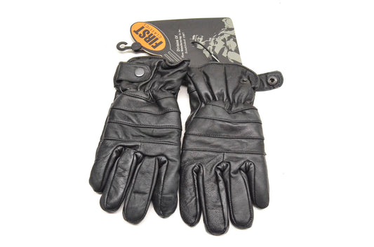 First Classics FI-174-GL Small Black Leather Gloves NOS