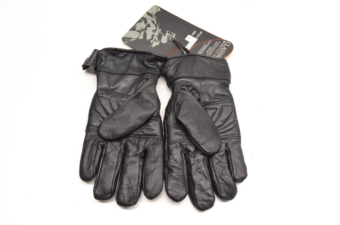 First Classics FI-174-GL Small Black Leather Gloves NOS