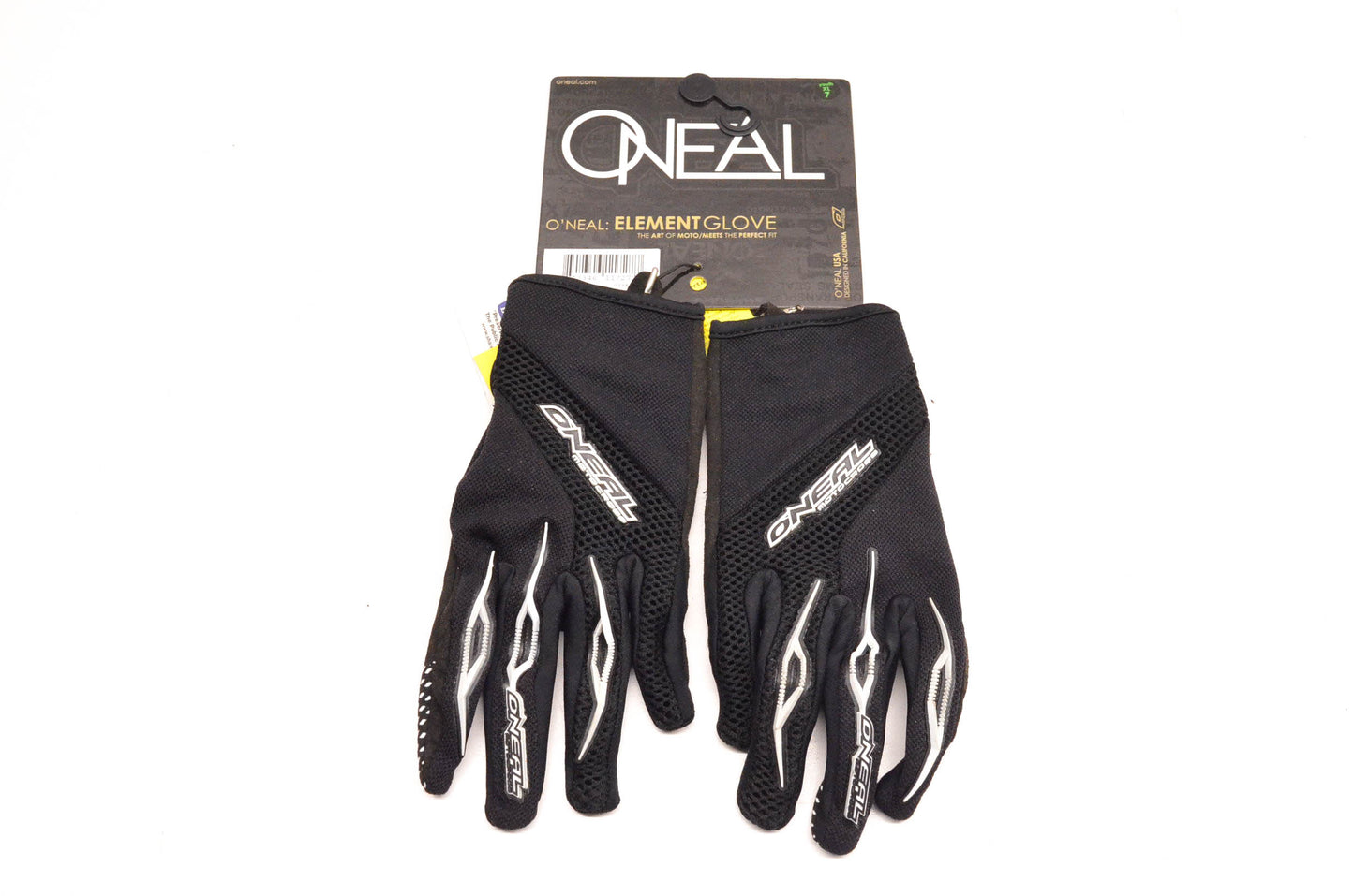 Oneal 0398-107 Youth Black Element Gloves NOS