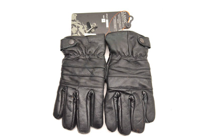 First Classics FI-174-GL Medium Black Leather Gloves NOS