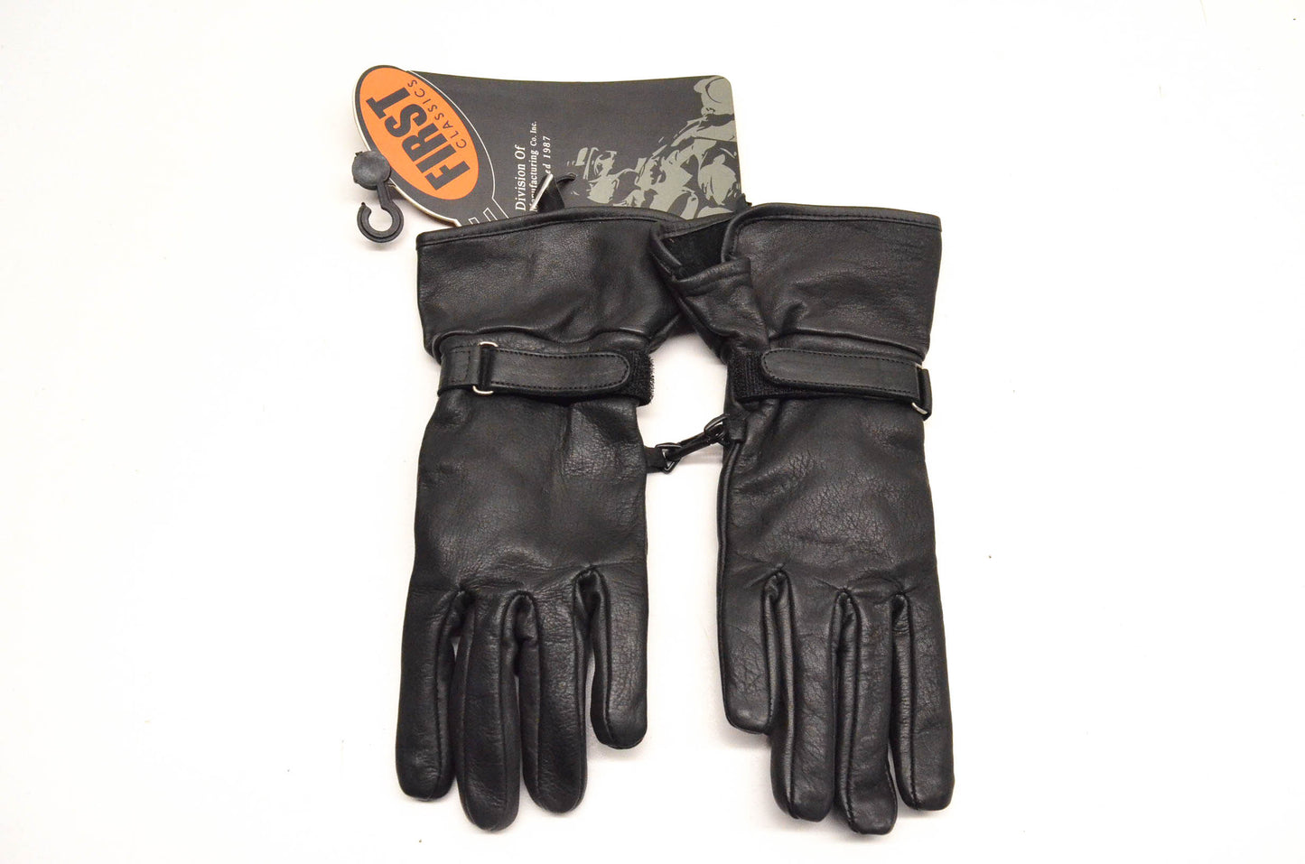 First Classics FI-122GL, FI-122-GL Small Black Leather Gloves NOS