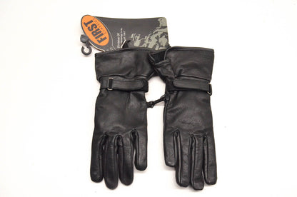 First Classics FI-122GL, FI-122-GL Small Black Leather Gloves NOS