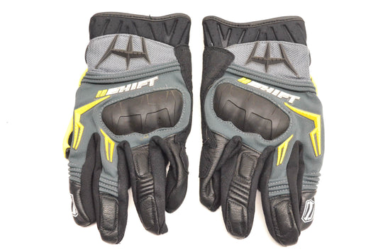 Shift 70104-005-016 Medium Yellow Chaos Hybrid Gloves NOS
