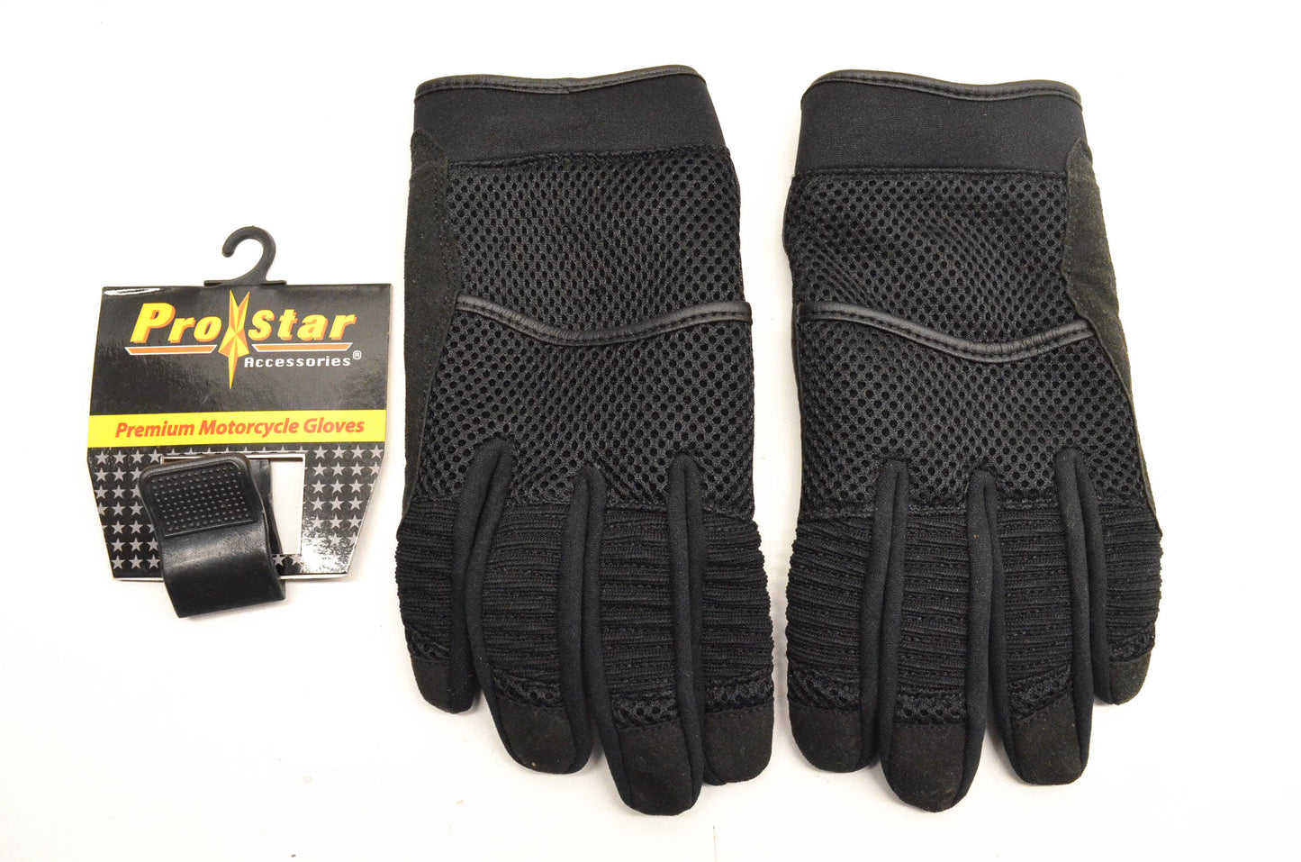 Pro Star 74-79115 Medium Black Racing Gloves NOS