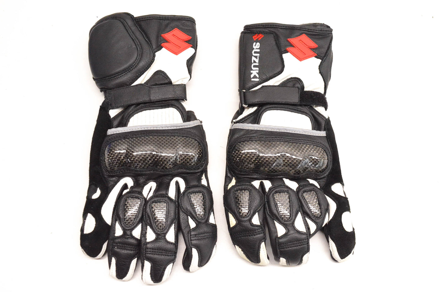 New OEM Suzuki 99950-17203-SML Small Black And Grey Tech II Gloves NOS