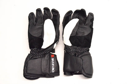 New OEM Suzuki 99950-17203-SML Small Black And Grey Tech II Gloves NOS