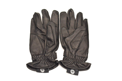 New OEM Suzuki Medium Black Leather Boulevard Gloves NOS