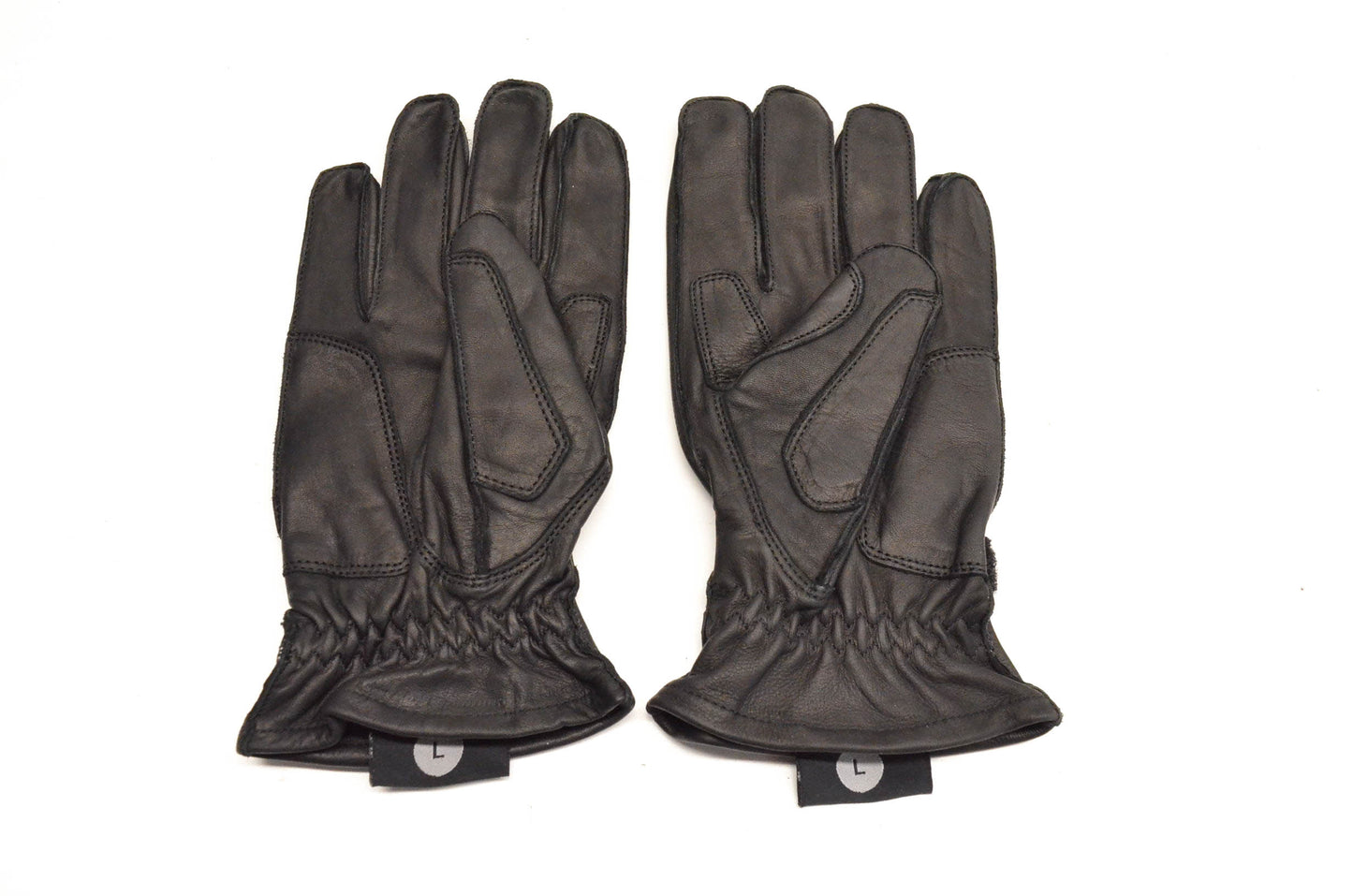 New OEM Suzuki Large Black Leather Boulevard Gloves NOS