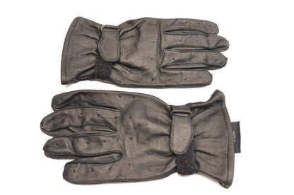 New OEM Suzuki Large Black Leather Boulevard Gloves NOS