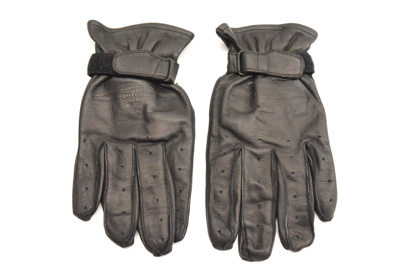 New OEM Suzuki XLarge Black Leather Boulevard Gloves NOS