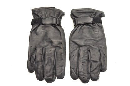 New OEM Suzuki XXLarge Black Leather Boulevard Gloves NOS