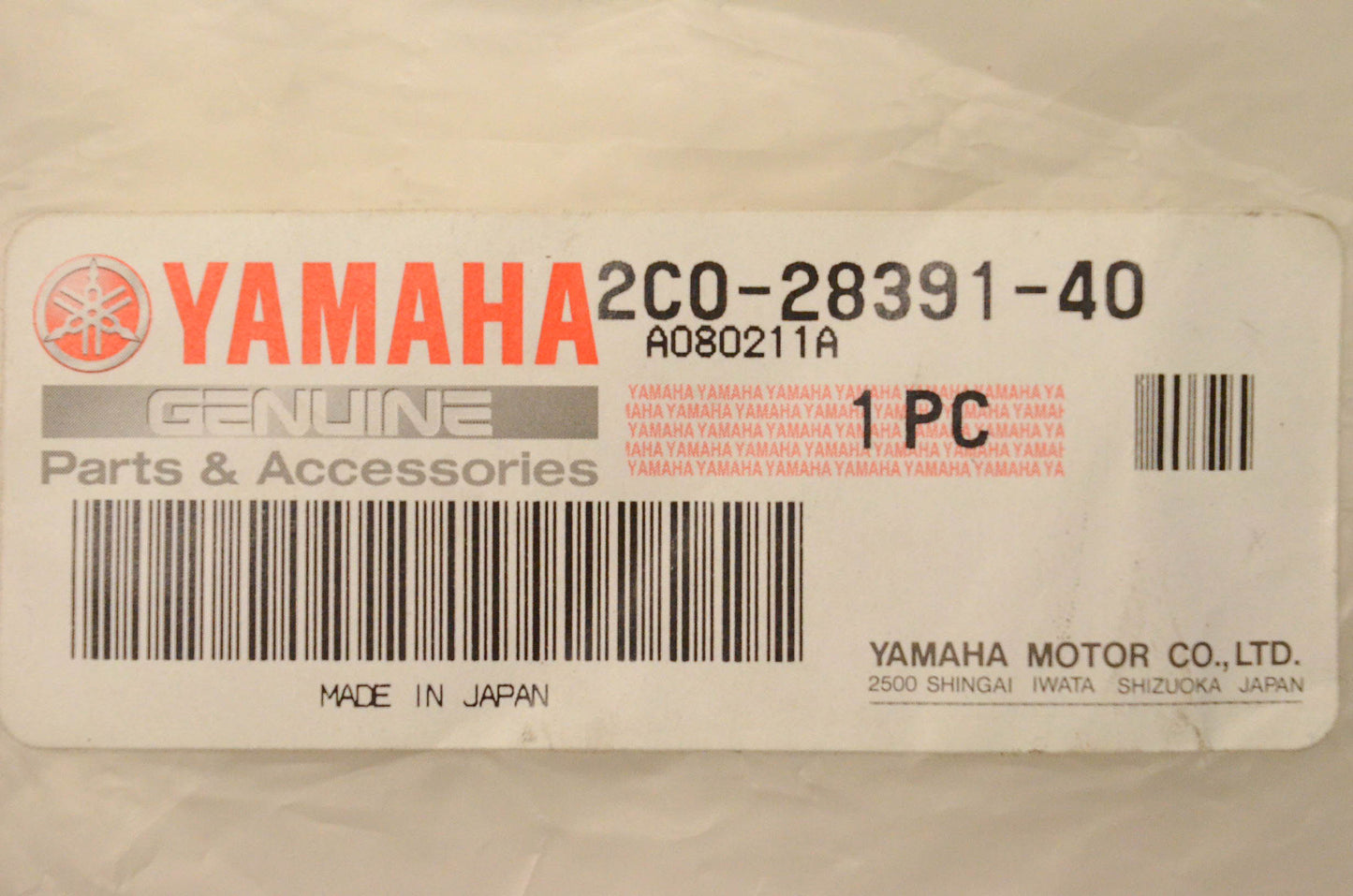 New OEM Yamaha 2C0-28391-40-00 Graphic NOS