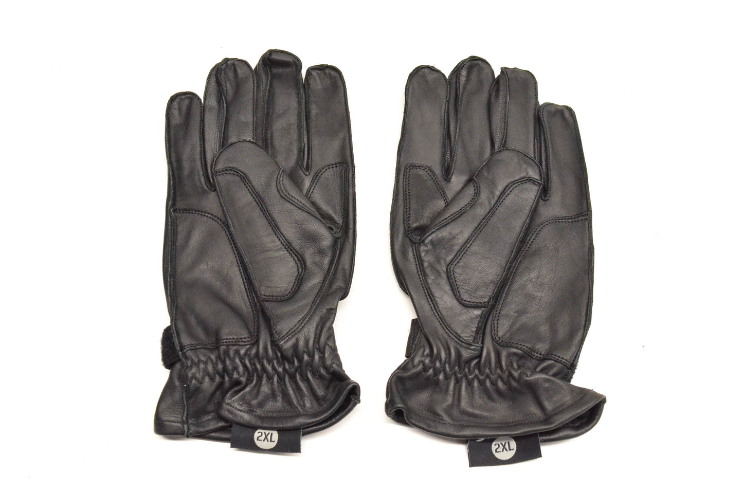 New OEM Suzuki XXLarge Black Leather Boulevard Gloves NOS