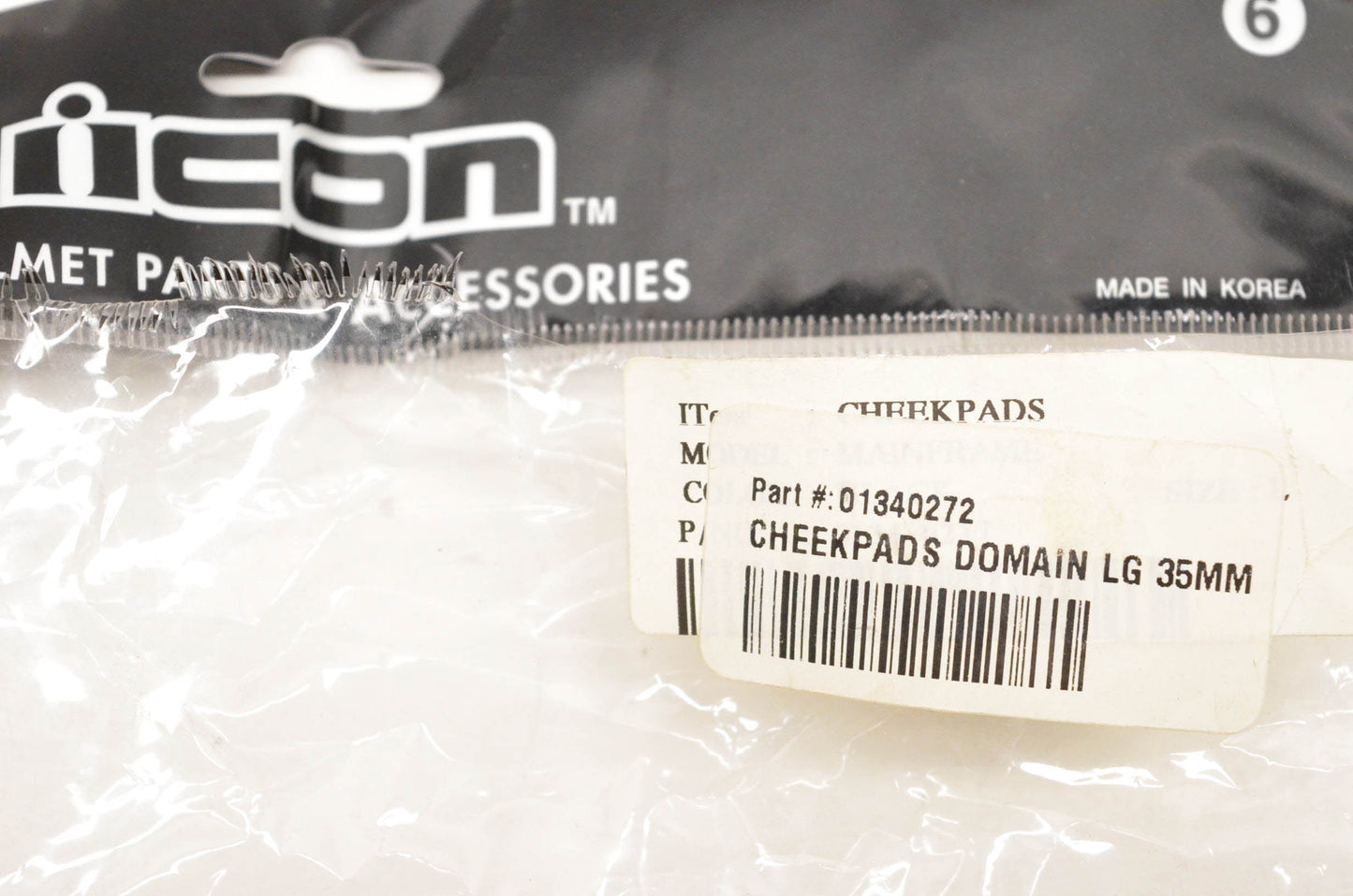 Icon 01340272 Cheekpads Domain Large 35mm NOS