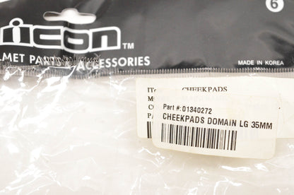 Icon 01340272 Cheekpads Domain Large 35mm NOS