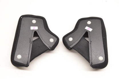 Icon 0134-0055 Small Black Cheekpads 35mm NOS