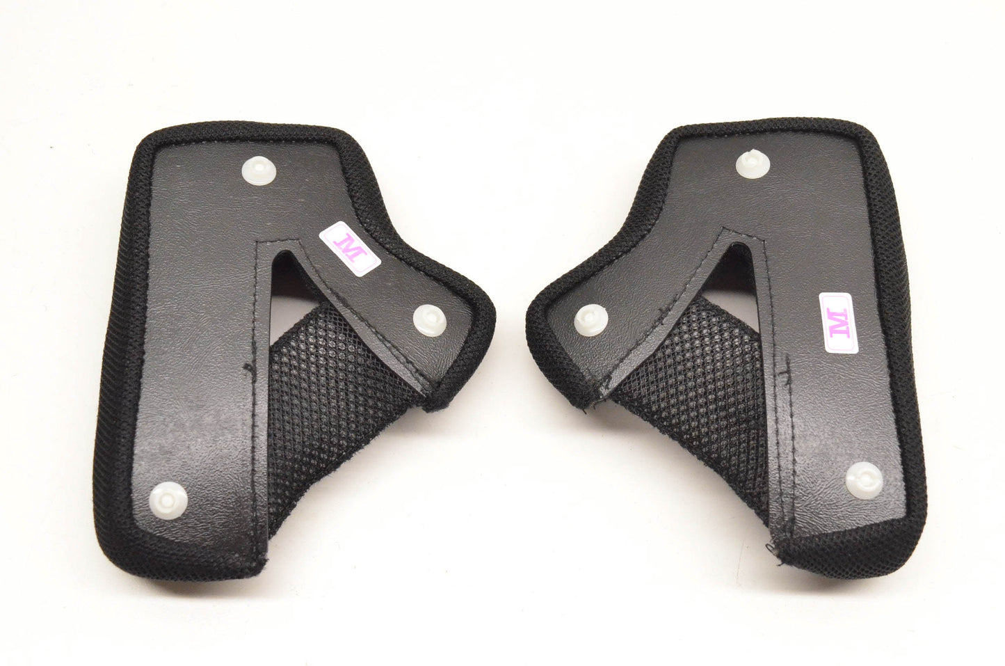 Icon 0134-0056 Medium Black Cheekpads 30mm NOS