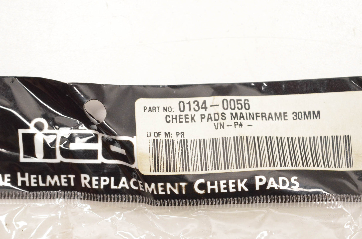 Icon 0134-0056 Medium Black Cheekpads 30mm NOS