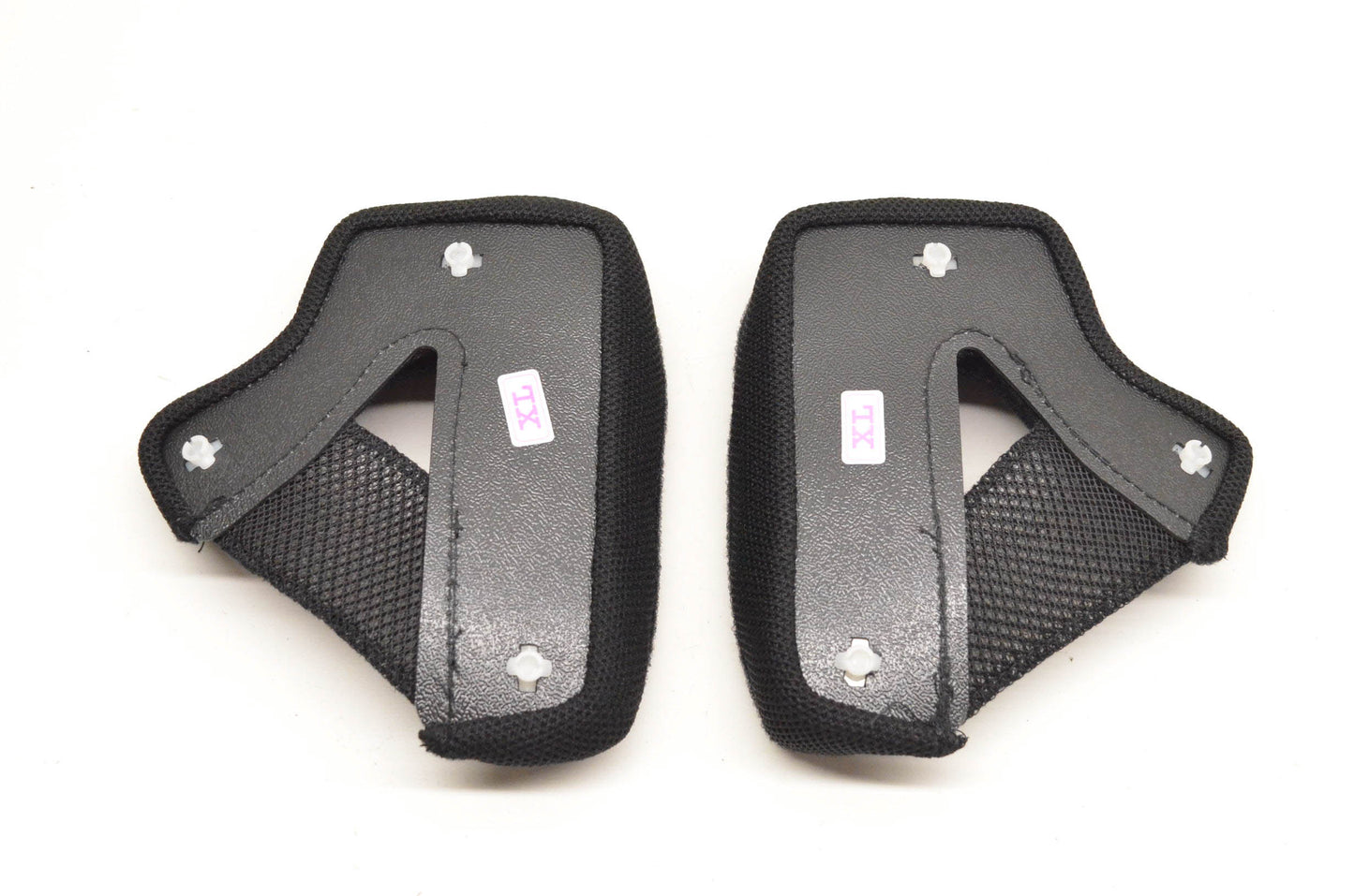 Icon 0134-0058 Xlarrge Black Cheekpads 25mm NOS