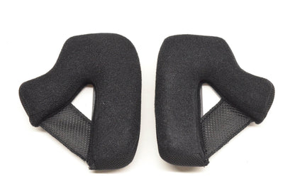 Icon 0134-0217 Large Black Cheekpads 30mm NOS