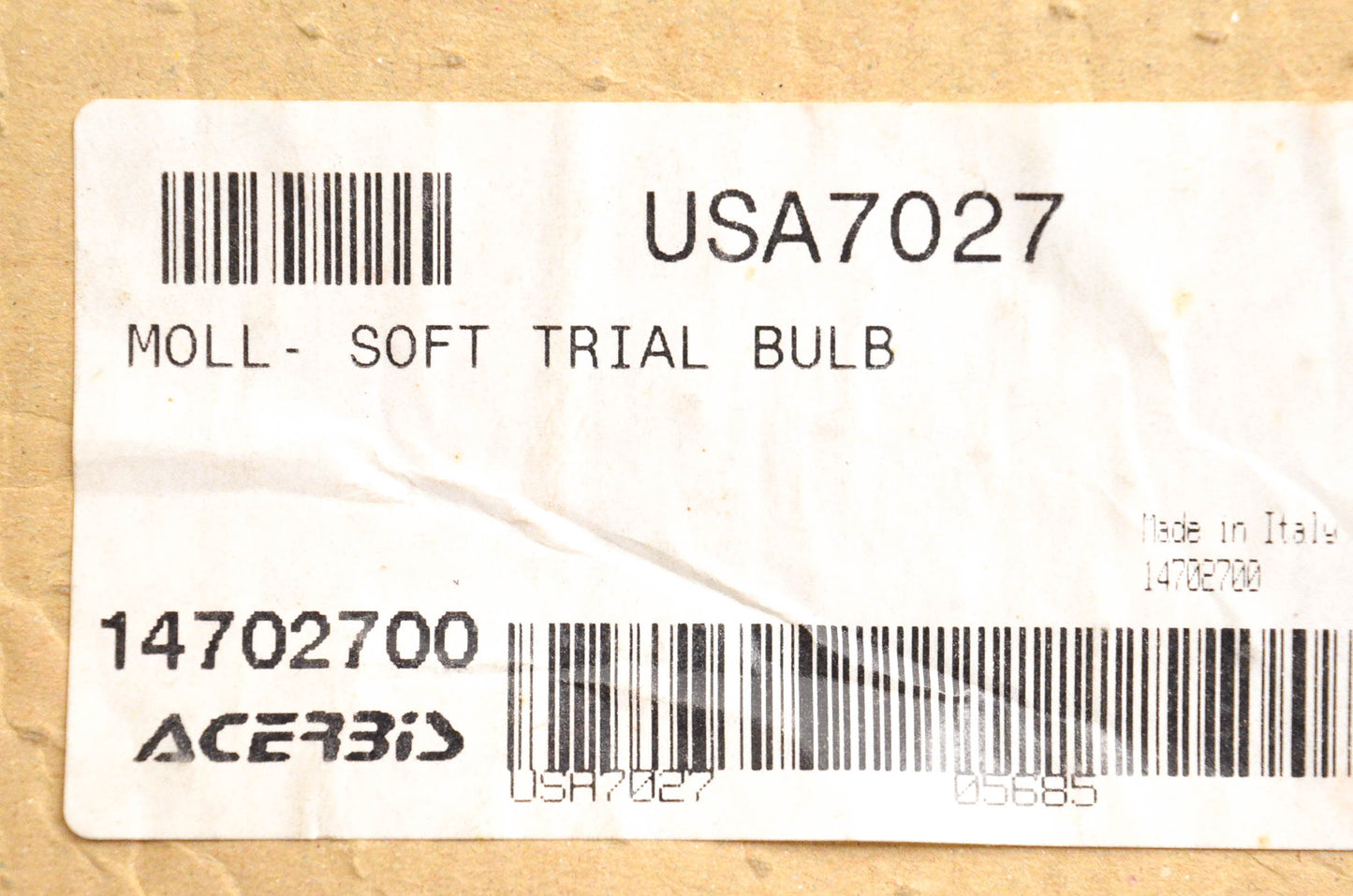 Acerbis 14702700, USA7027 Soft Trial Bulb Assembly NOS