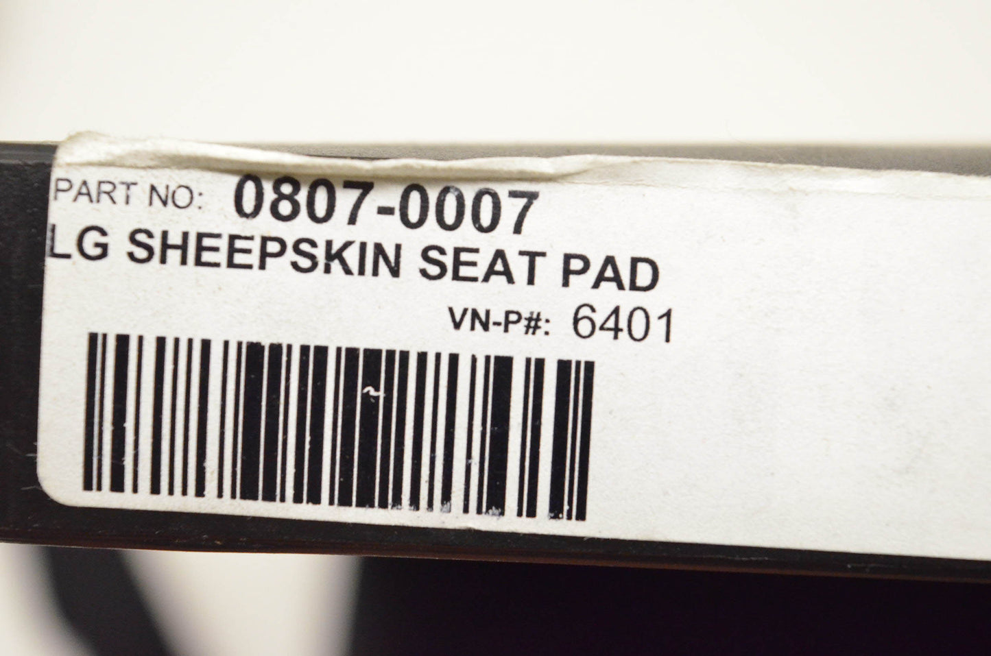 Pro Pad 6401, 0807-0007 Large Sheepskin Gel Seat Pad NOS