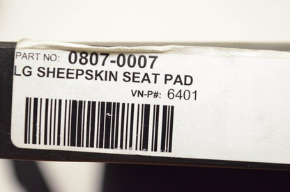 Pro Pad 6401, 0807-0007 Large Sheepskin Gel Seat Pad NOS
