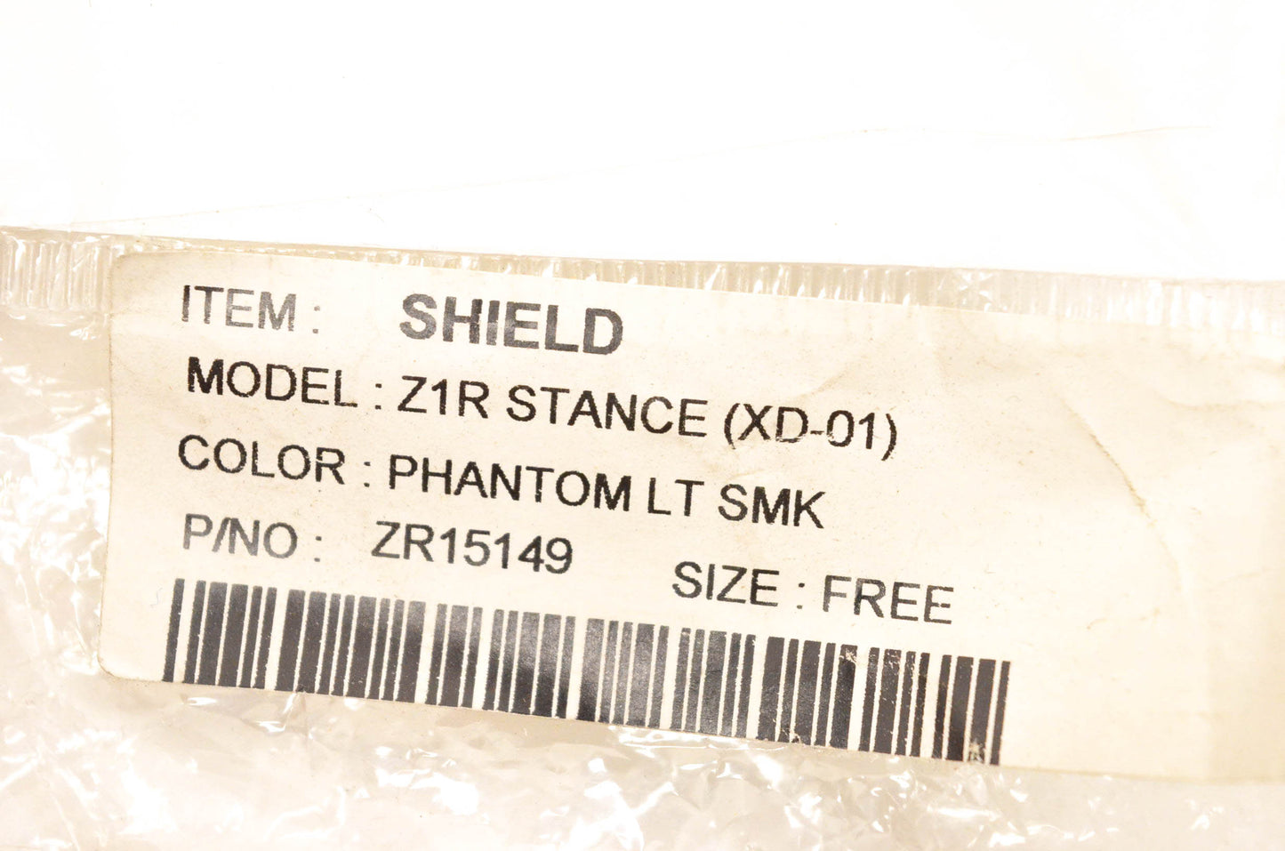 Z1R ZR15149 Shield NOS