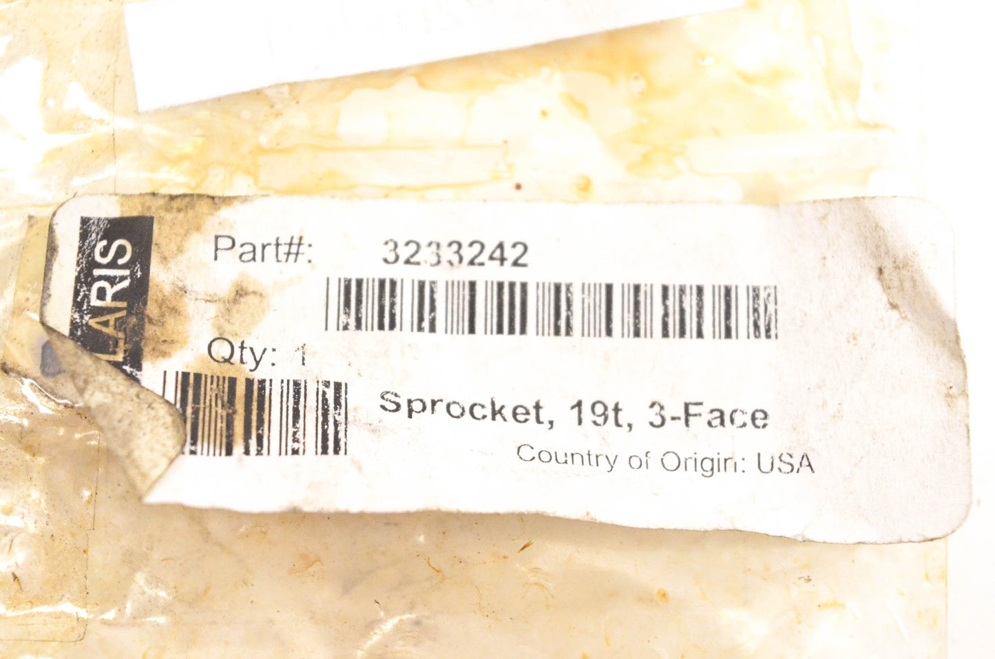 New OEM Polaris 3233242 3 Face Sprocket 19T NOS