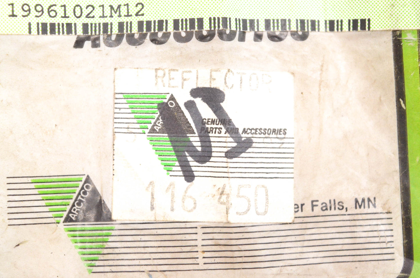 New OEM Arctic Cat 0116-450 Reflector NOS