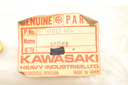 New OEM Kawasaki 41027-070 Spokes Qty 7 NOS