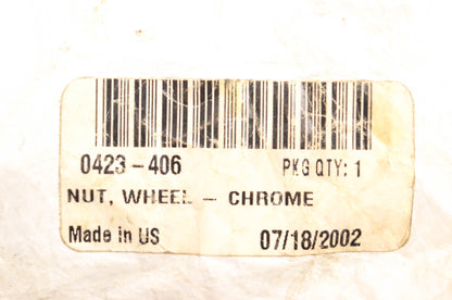 New OEM Arctic Cat 0423-406 Chrome Wheel Lug Nut NOS