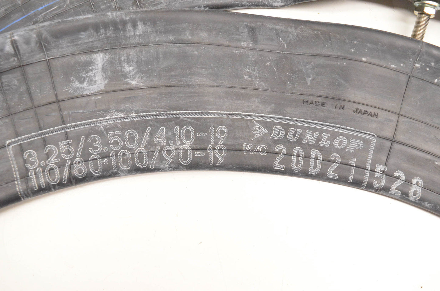 Dunlop 329825 3.25/3.50/4.10-19 100/80.100/90-19 Motorcycle Tire Inner Tube NOS