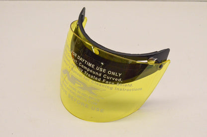 AFX 0131-0077 Vintage Open Face Shield Yellow NOS
