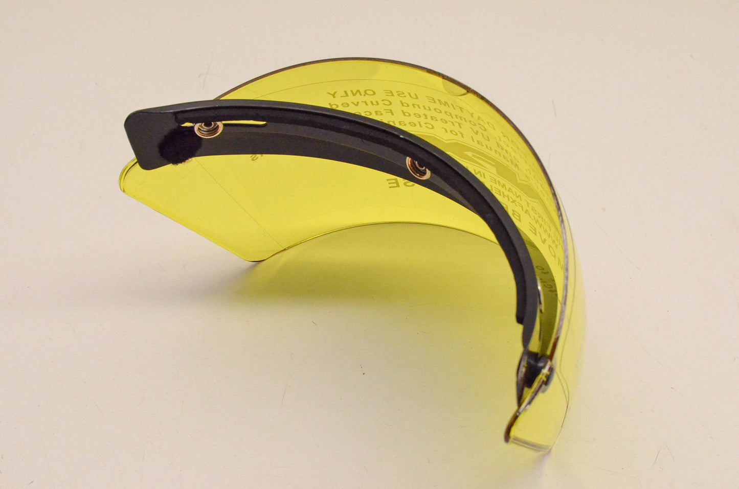 AFX 0131-0077 Vintage Open Face Shield Yellow NOS
