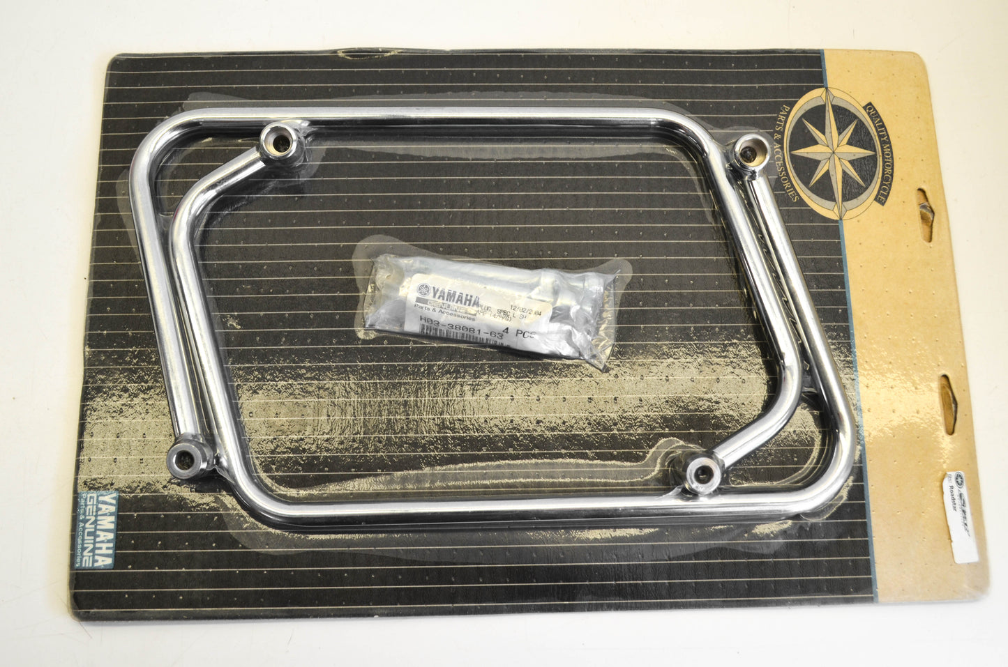 New OEM Yamaha STR-4WM73-40-00 Chrome Saddlebag Support Bar NOS