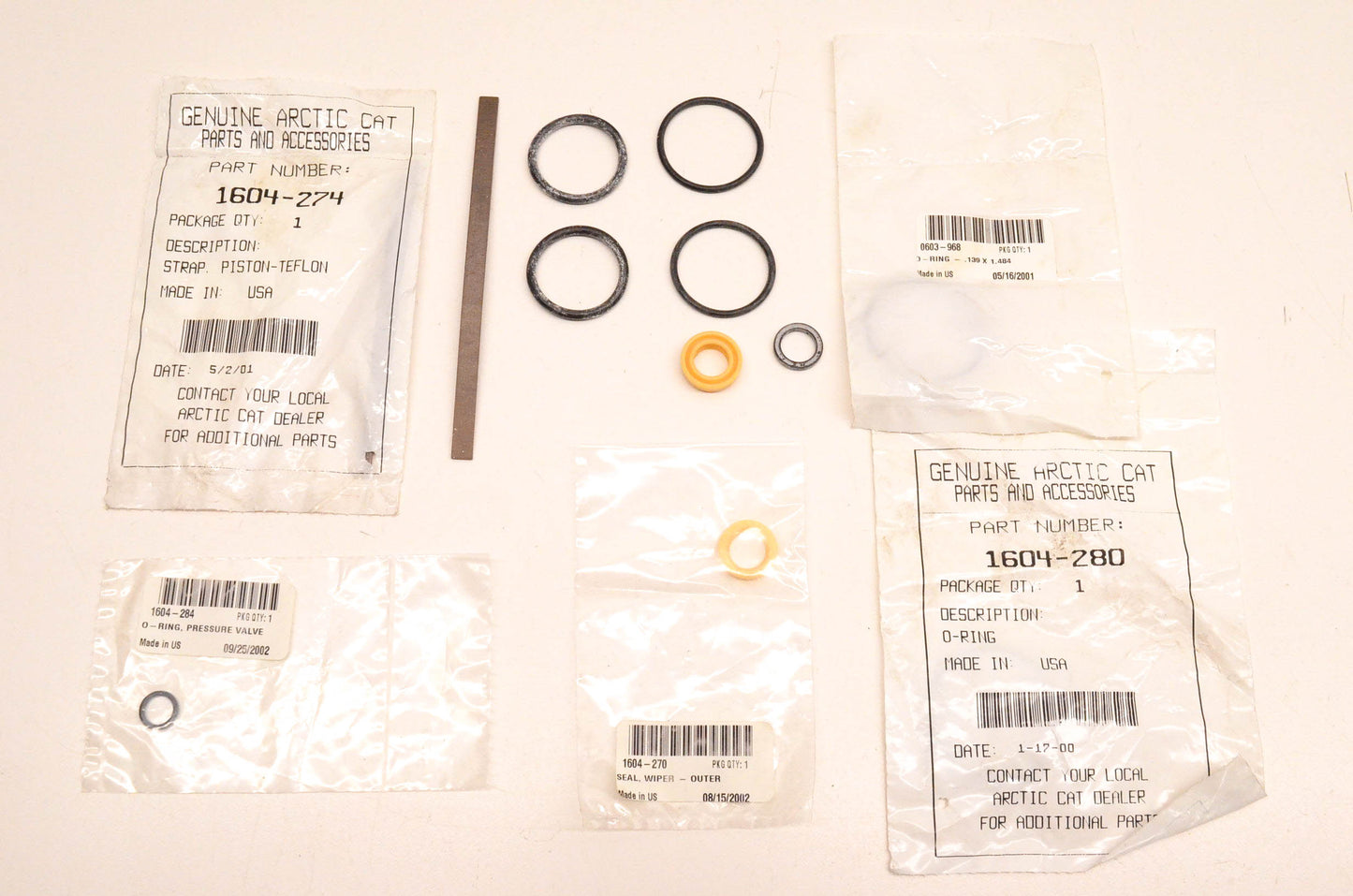 New OEM Arctic Cat 1639-771 A/C Shock Rebuild Kit NOS