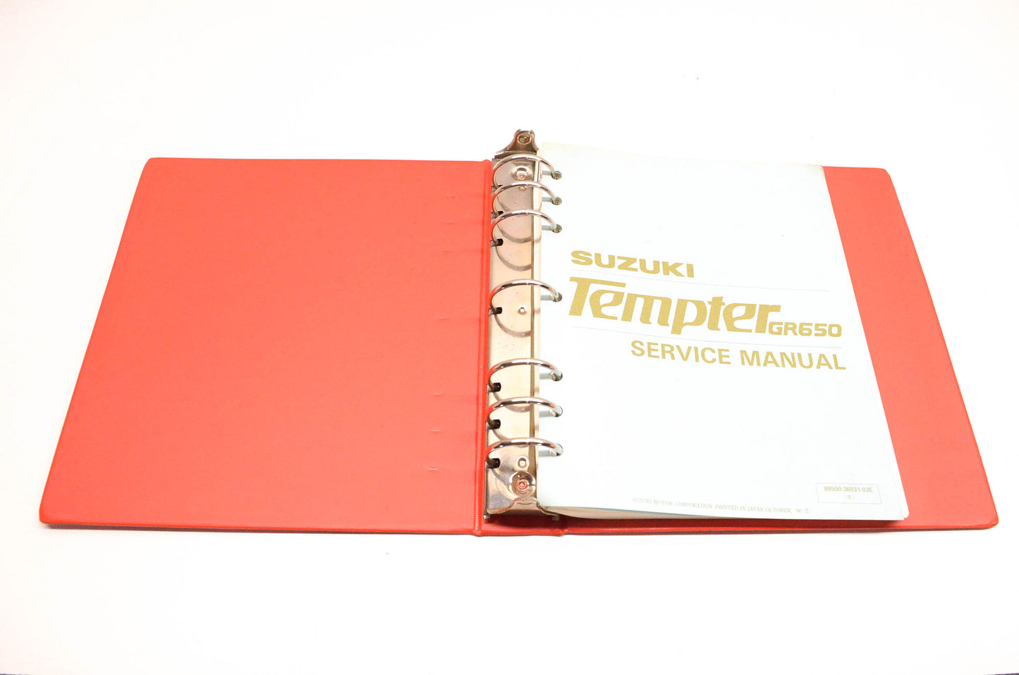 OEM Suzuki 99500-36031-03E Tempter GR650 Service Manual