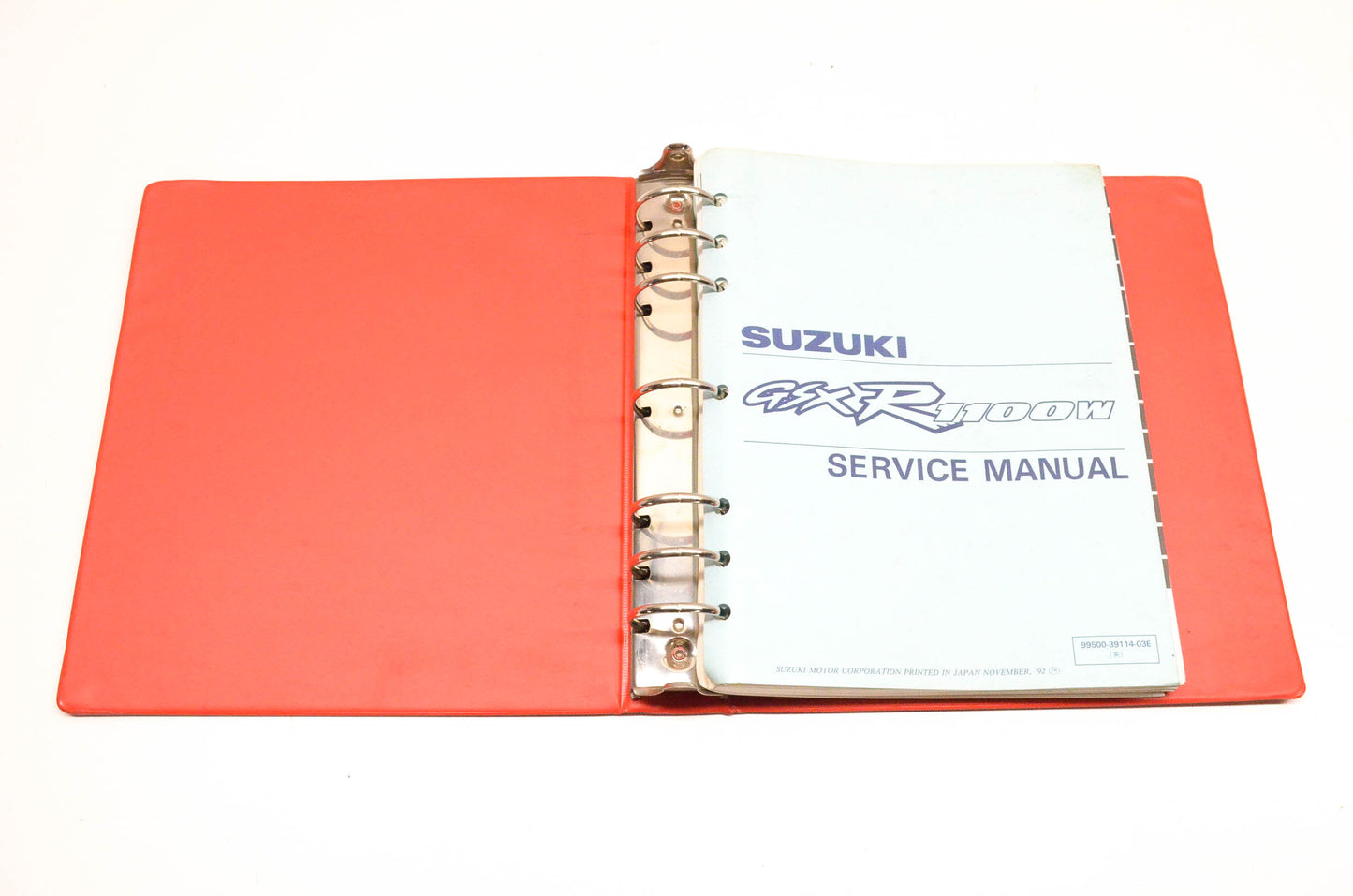 OEM Suzuki 99500-39114-03E GSXR1100W Service Manual