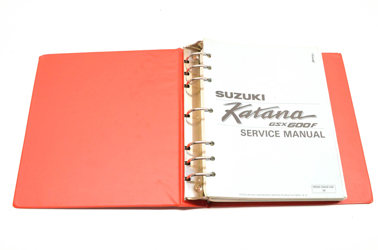 OEM Suzuki 99500-35028-03E Katana GSX600F Service Manual