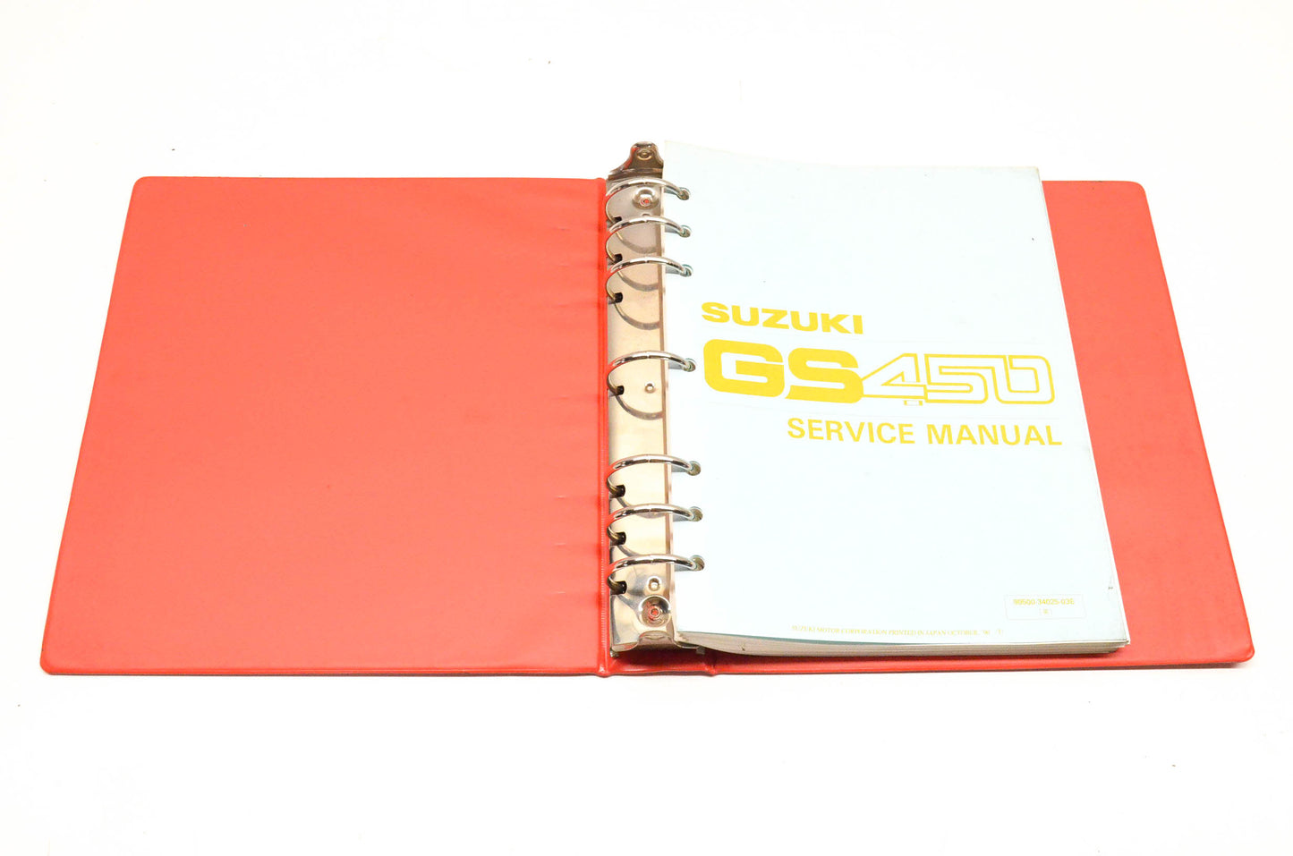 OEM Suzuki 99500-34025-03E GS450 Service Manual