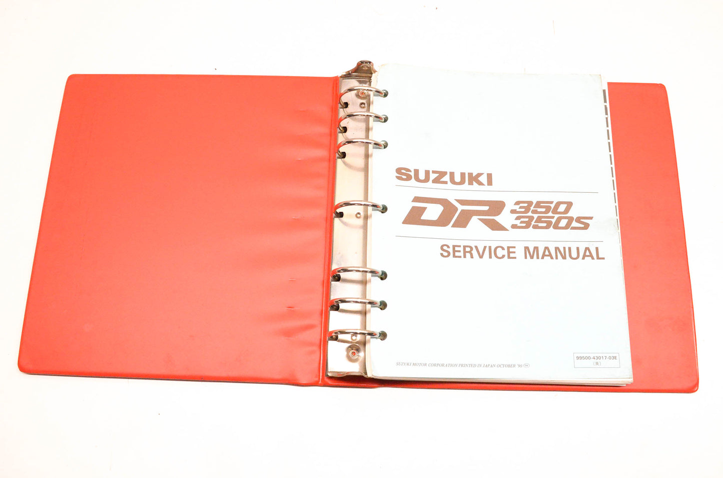 OEM Suzuki 99500-43017-03E DR350/350S Service Manual